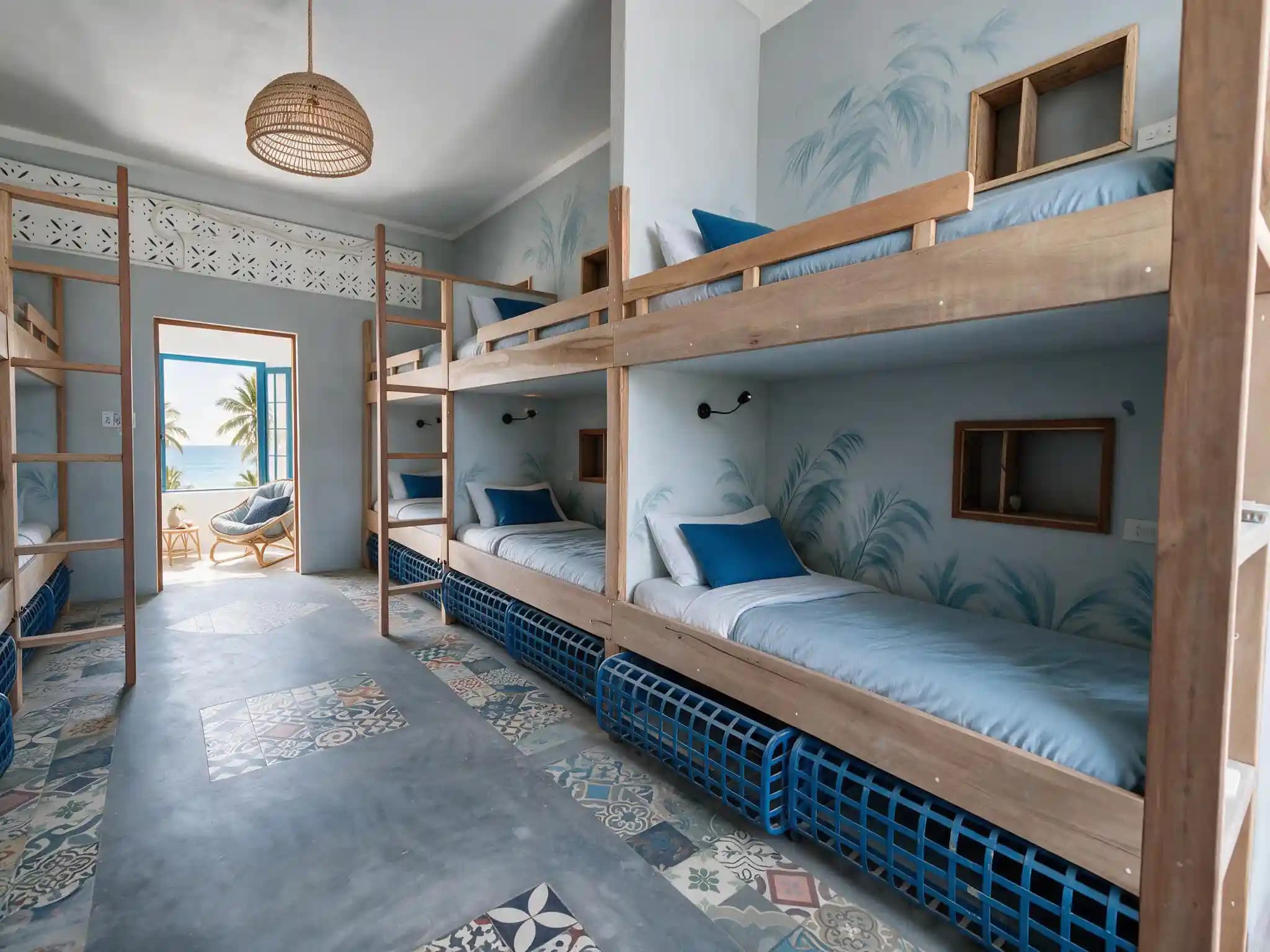 Dorm sleeping area